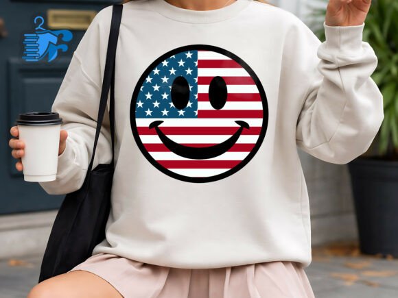 American Flag Smiley Face Design: A Creative Asset for Modern Branding