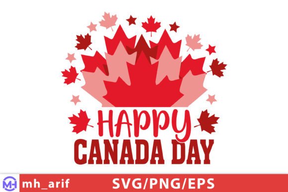 Celebrate in Style: Creative Applications for a Happy Canada Day SVG PNG T-shirt Design