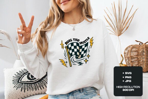 Fuel the Hustle Racing SVG Design: Ignite Your Creative Drive