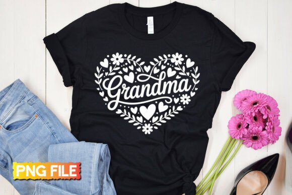 Grandma Floral Mother's Day PNG Design