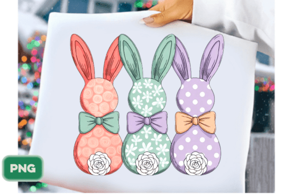 Hand-Painted Easter Bunny PNG for Modern Design