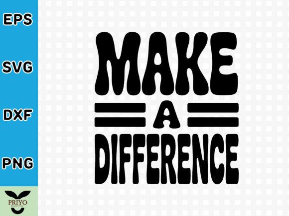 Make a Difference: Versatile SVG Design for Impactful Projects