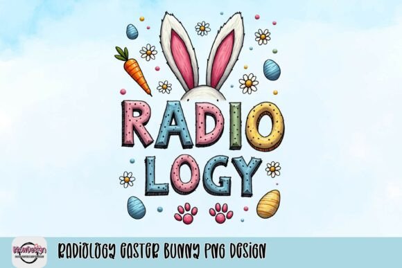 Radiology Easter Bunny PNG: A Festive Design Asset